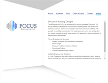 Tablet Screenshot of focusengineeringllc.com